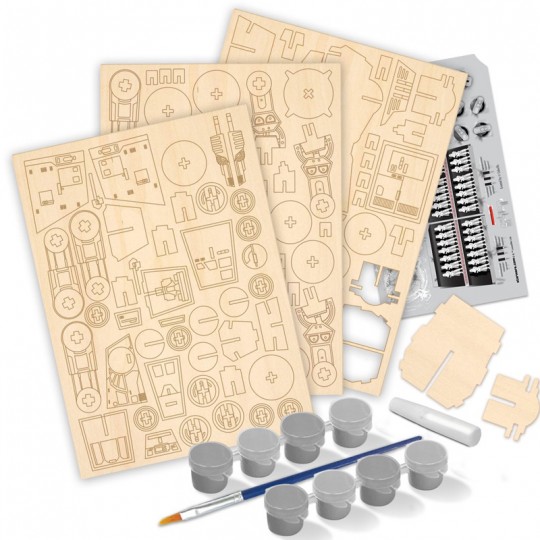 Maquette en bois - Star Wars AT-AT Walker - Woodworx Wood WorX - 1