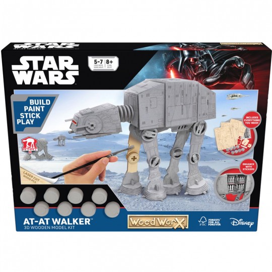 Maquette en bois - Star Wars AT-AT Walker - Woodworx Wood WorX - 2