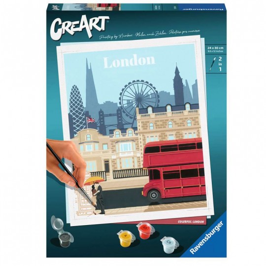 CreArt London - Grand Format - Peinture au numéro Ravensburger - 1