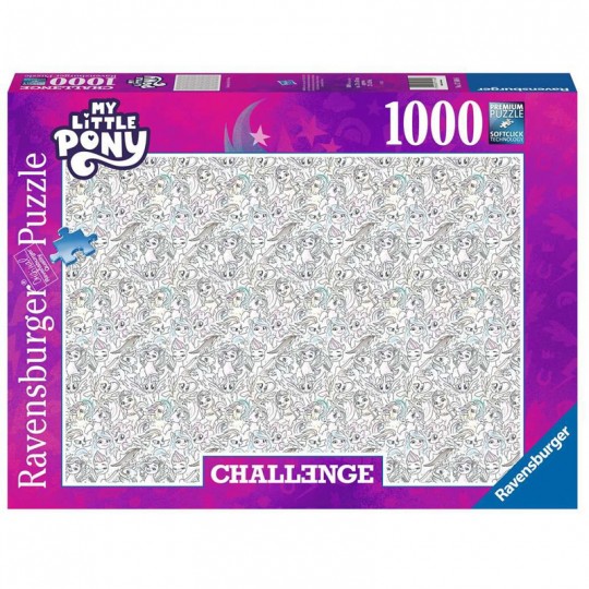 Puzzle 1000 pcs - My little pony (Challenge Puzzle) Ravensburger - 1