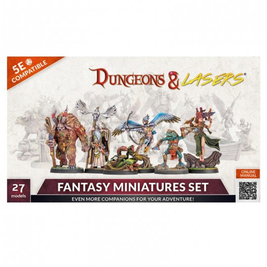 Dungeons & Lasers - Pack de Figurines Fantasy Miniatures Set Archon Studio - 1