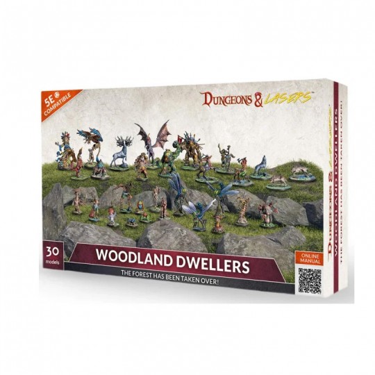 Dungeons & Lasers - Pack de Figurines Woodland Dwellers Archon Studio - 1