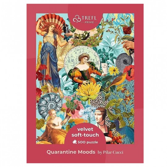 Puzzle velours 500 pièces UFT - Quarantine Moods TREFL - 1