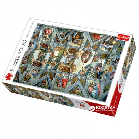Puzzle 6000 pièces Sistine Chapel ceiling / Bridgeman - Trefl TREFL - 1