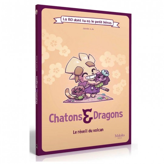 Chatons & dragons - Réveil du Volcan La BD dont tu es le petit héros Makaka Editions - 1