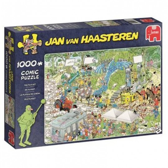 Puzzle Jan van Haasteren - Le plateau de cinéma - 1000 pcs Jumbo Diset - 1