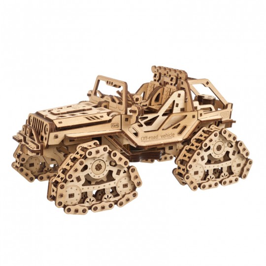 Véhicule tout-terrain Ugears - Puzzle 3D mécanique en bois UGEARS - 1