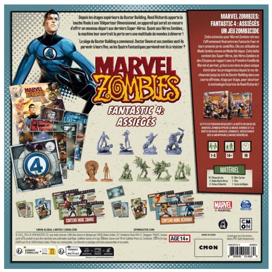Zombicide Marvel Zombies - Fantastic 4 : Assiégés CMON - 2