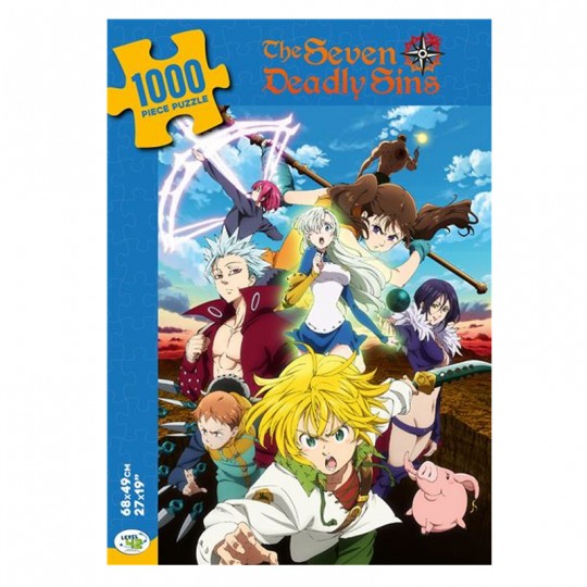 Puzzle 1000 pièces - Officiel Seven Deadly Sins Don't Panic Games - 1