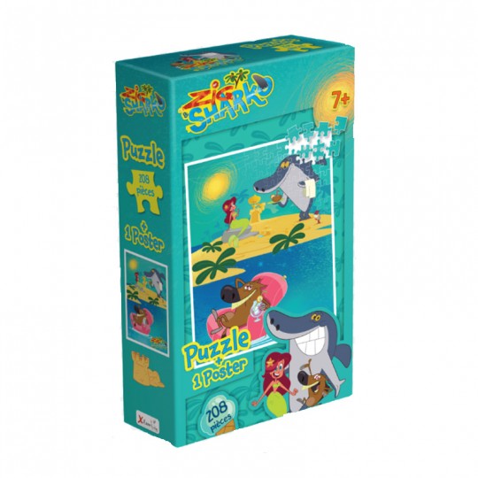 ZIG ET SHARKO - Puzzle 208 pièces - Topi Games XILAM - 1