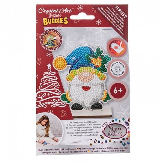 CRYSTAL Art Kit figurine à diamanter Gnome Crystal Art - 3