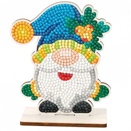 CRYSTAL Art Kit figurine à diamanter Gnome Crystal Art - 1