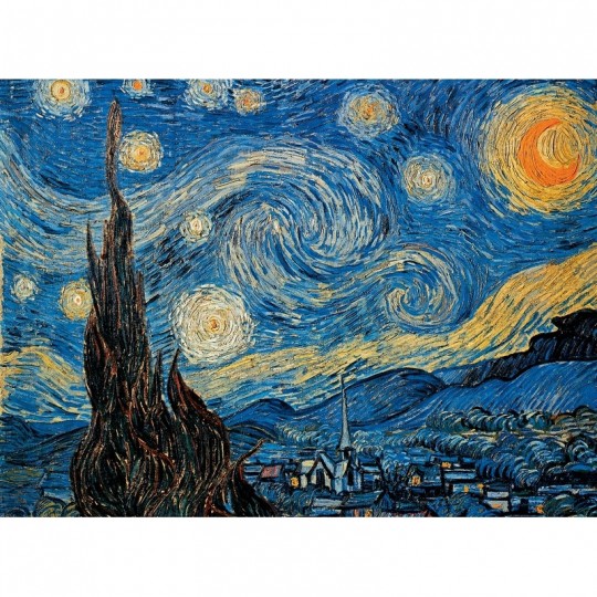 Puzzle Van Gogh Nuit étoilée 1000 pcs Piatnik - 1
