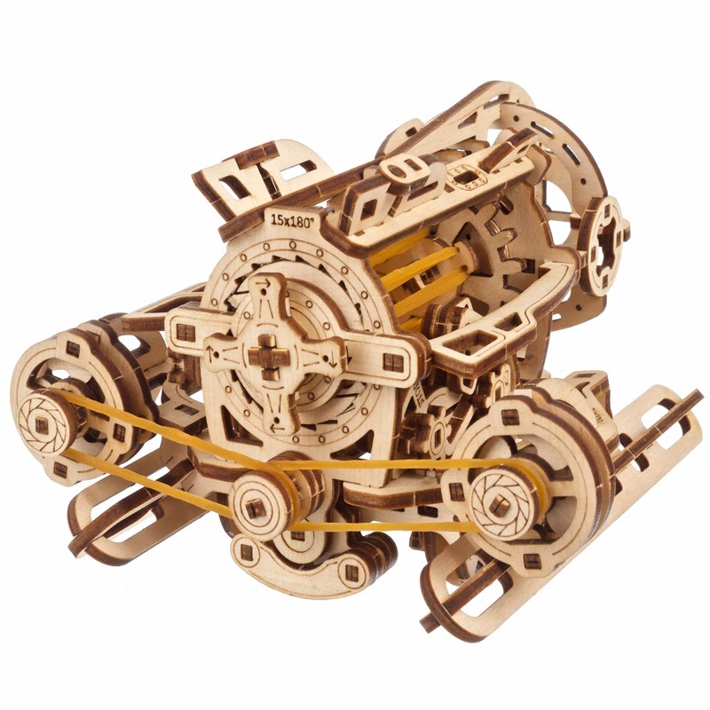Puzzle 3d mécanique, le Monocycle steampunk Ugears., UGEARS, une gamme  complète sur votre boutique