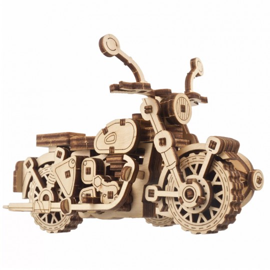 Moto volante de Hagrid Ugears - Puzzle 3D mécanique en bois UGEARS - 1