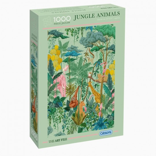 Puzzle 1000 pcs Jungle Animals - Gibsons Gibsons - 1