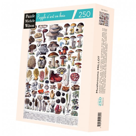 Puzzle bois 250 pcs Les champignons - Puzzle Michèle Wilson Puzzle Michèle Wilson - 1