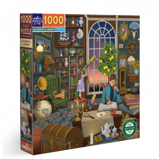 Puzzle 1000 pcs Alchemist's Library - Eeboo Eeboo - 1