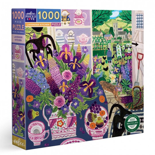 Puzzle 1000 pcs Lavender Kitchen - Eeboo Eeboo - 1