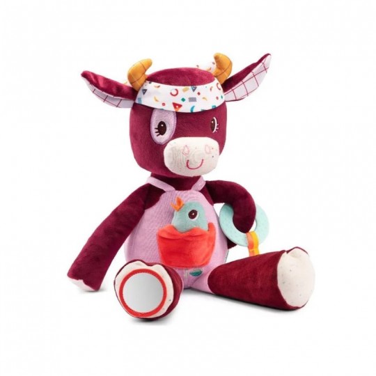 Peluche d'activités Rosalie la vache - lilliputiens - BCD