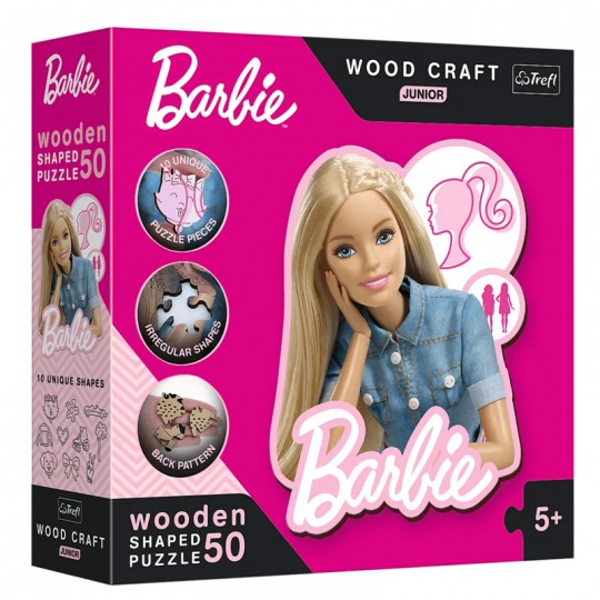 Puzzle en Bois Junior Beautiful Barbie 50 pcs - Trefl TREFL SA - 1