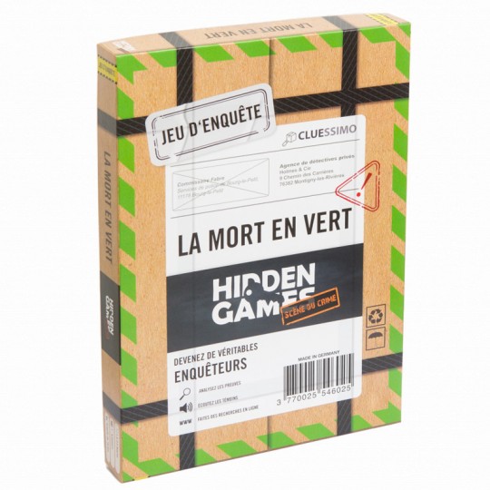 Hidden Games - La Mort en Vert Hidden Games - 1