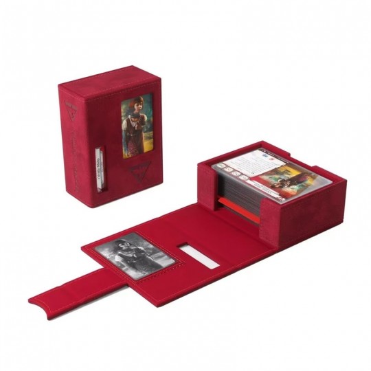 GG : Arkham JCE Investigator Deck Tome Survivor Red Gamegenic - 1