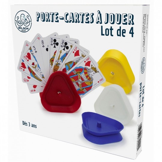 Lot de 4 Porte cartes - WILSON Piatnik - 2