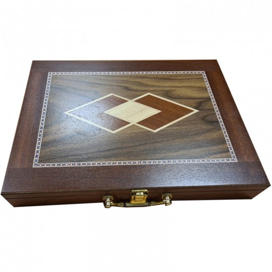 Mahjong Complet Boîte bois luxe Loisirs Nouveaux - 1