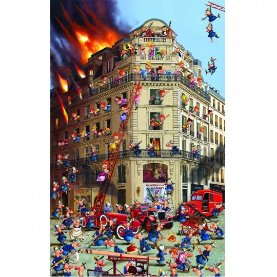 Puzzle Ruyer Pompiers 1000 pcs Piatnik - 2