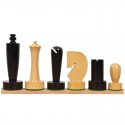 Pièces d'echecs Berliner Buis/Ébonisé n°3 - Cases 40mm Loisirs Nouveaux - 1 Pièces d'echecs Berliner Buis/Ébonisé n°3 - Cases 40mm Loisirs Nouveaux - 1