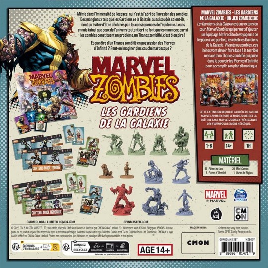 Zombicide Marvel Zombies : Les Gardiens de la Galaxie CMON - 2
