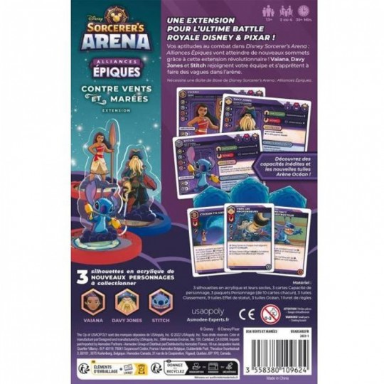 Extension Alliances Epiques : Contre Vents et Marées - Disney Sorcerer's Arena USAopoly - 2