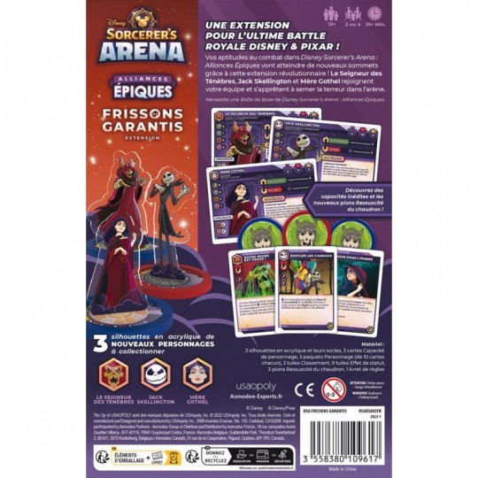 Extension Alliances Epiques : Frissons Garantis - Disney Sorcerer's Arena USAopoly - 1