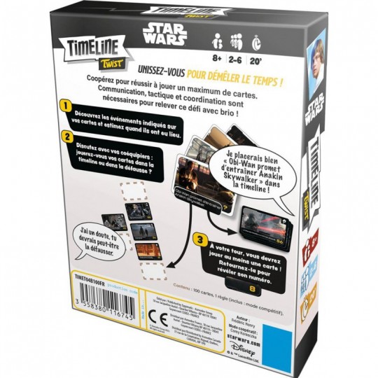 Timeline Twist Star Wars - 100 cards format B Asmodee - 1
