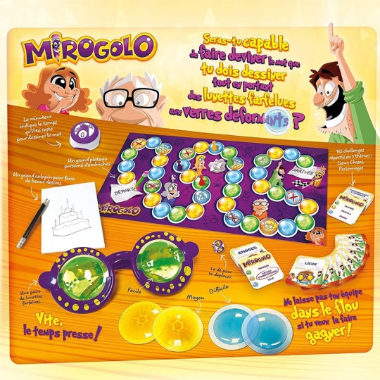 Mirogolo - Jeu d'enfants - à partir de 7 ans- Jeu de société - Jeu de  dessin