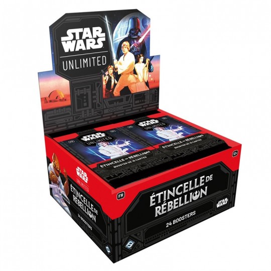 Star Wars Unlimited : Etincelle de Rébellion : 24 Boosters Fantasy Flight Games - 1