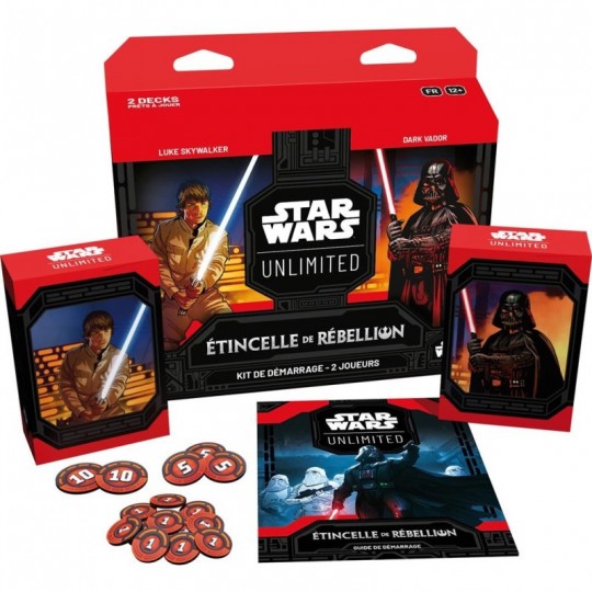 Star Wars Unlimited : Etincelle de Rébellion - Kit de Démarrage 2 Joueurs Fantasy Flight Games - 1