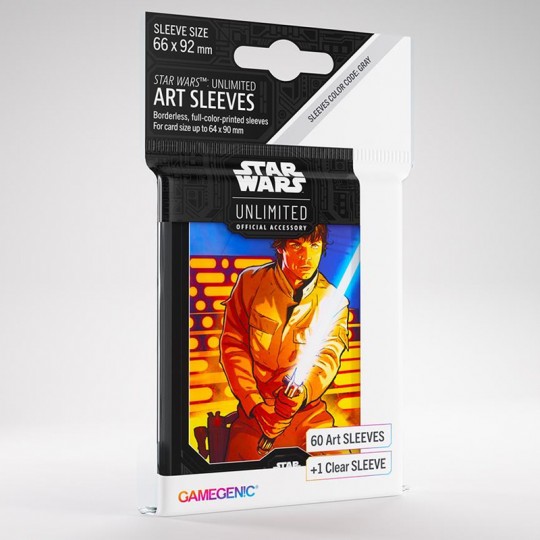 GG : Star Wars Unlimited Art Sleeves : Luke Skywalker Gamegenic - 1