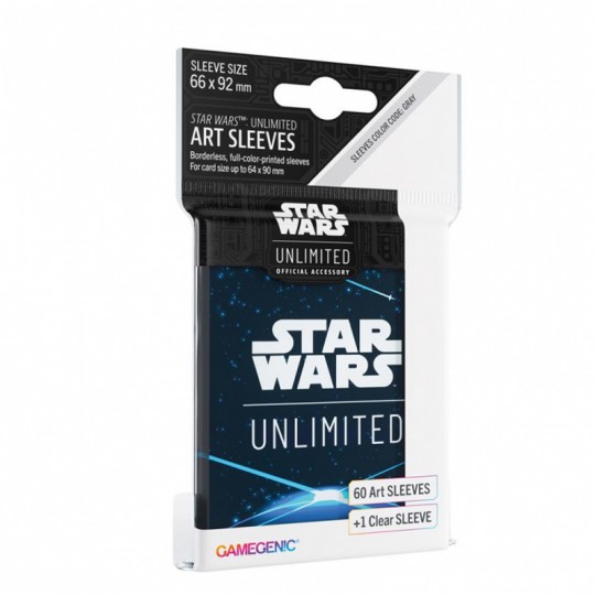 GG : Star Wars Unlimited Art Sleeves : Space Blue Gamegenic - 1