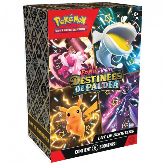 Bundle 6 Boosters Écarlate et Violet EV4.5 Destinées de Paldea Pokémon - 1