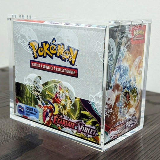 Protection Acrylique pour Display 36 booster Pokemon - UV Résistant TreasureWise - 2