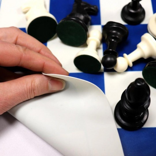 Jeu d'échecs d'apprentissage - Tapis silicone 50cm Prestige - 4