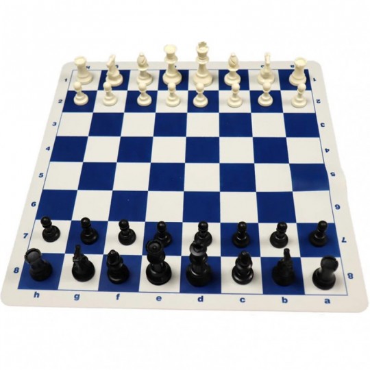 Jeu d'échecs d'apprentissage - Tapis silicone 50cm Prestige - 3