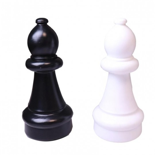 Fou Noir à l'unité pour Echecs géant 60 cm Rolly Toys - 2