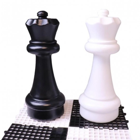 Reine Noir à l'unité pour Echecs géant 60 cm Rolly Toys - 2