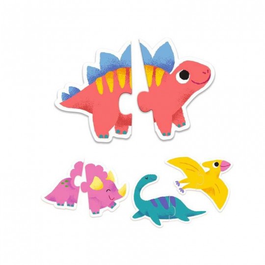 Puzzle duo Dinos - Djeco Djeco - 2