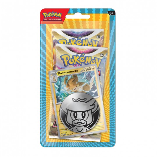 Blister Pokémon Pack 2 Boosters EV01/EB09 Pohmarmotte Pokémon - 1
