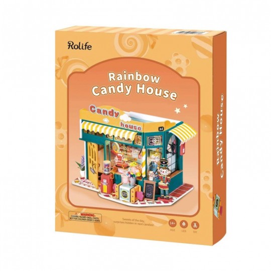 Magasin de bonbons Arc-en-ciel - Maison Miniature Rolife Rolife - 1