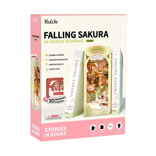 Falling Sakura - Book Nook Rolife Rolife - 6
